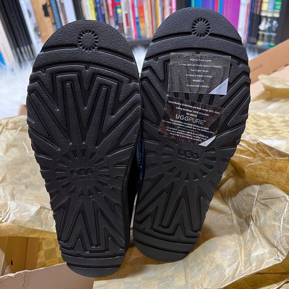 UGG ROSANA BOOTS CHESTNUT TALL W/ FUR SIZE 6 - Picture 10 of 10